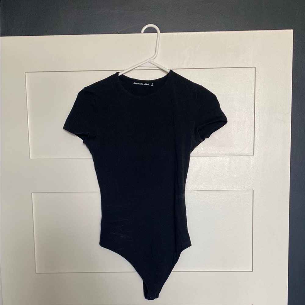 Abercrombie & Fitch Black Seamless Bodysuit